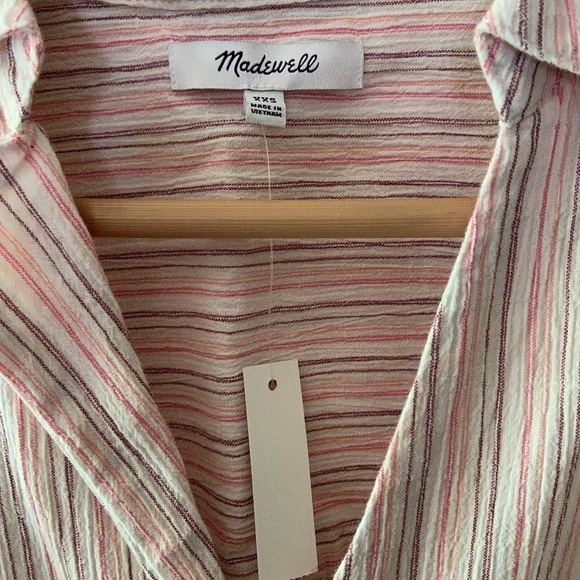 NWT Madewell Courier Button-Back Shirt - Picture 7 of 9